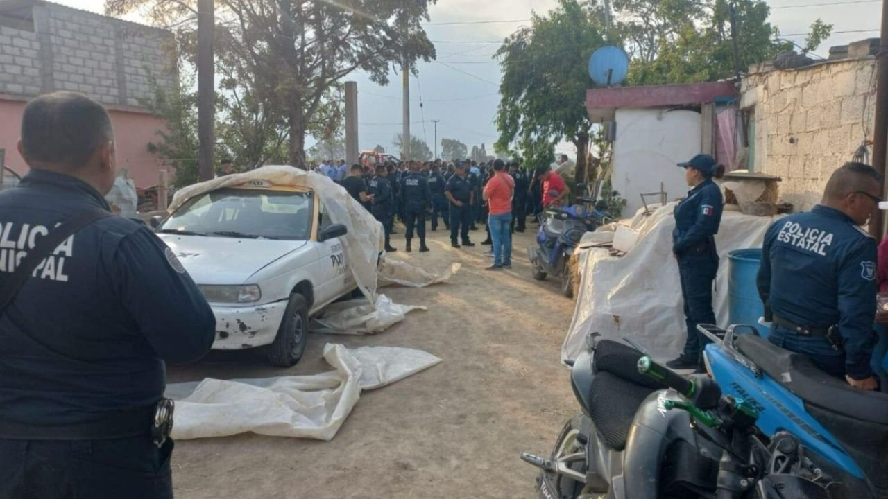 Detienen A 8 Presuntos Delincuentes Implicados en Homicidio de Taxista en Hidalgo