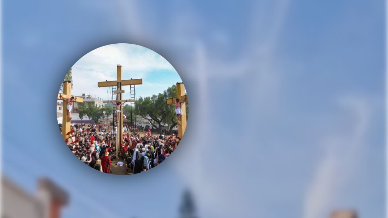 En Pleno Viernes Santo Aparece una Cruz en El Cielo de Tejupilco, Estado de México | VIDEO