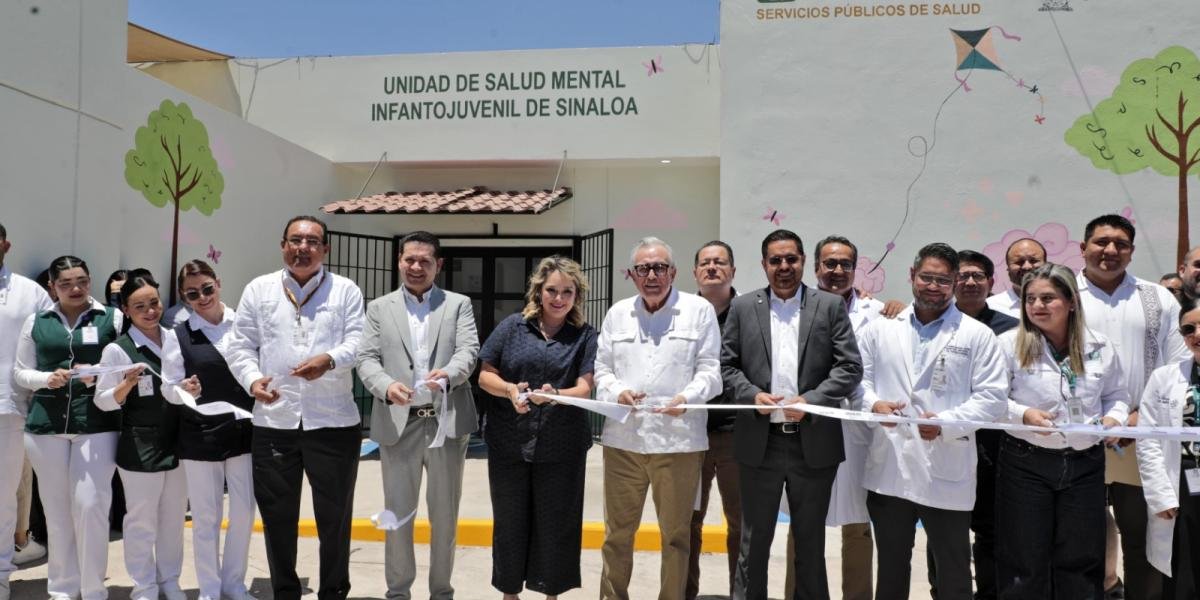Inaugura Gobernador Rocha Moya Primera Unidad de Salud InfantOjuvenil en El Noroeste del País