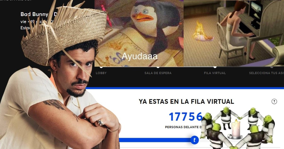‘Debí Tirar Más Memes’: Los Mejores Tras la la Peside de Bad Bunny en Cdmx y Sus Filas interminables