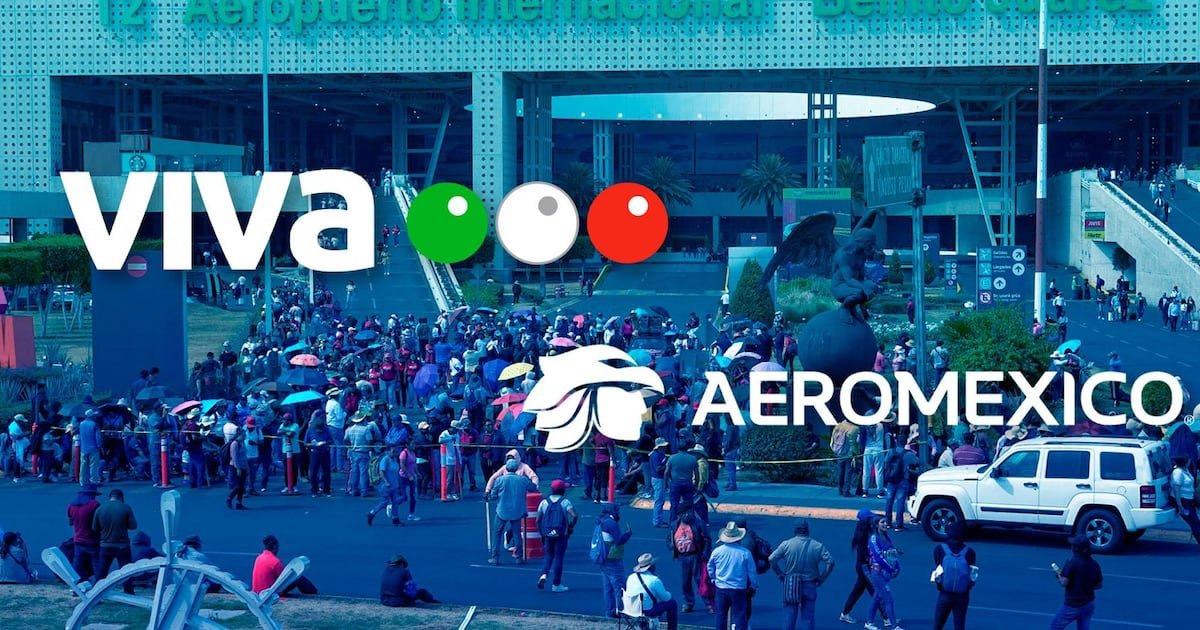 ¿Perdiste tu avión por bloqueos en aicm? Aeroméxico y Vivaaerobus anuncian Cambios de Vuelo gratis