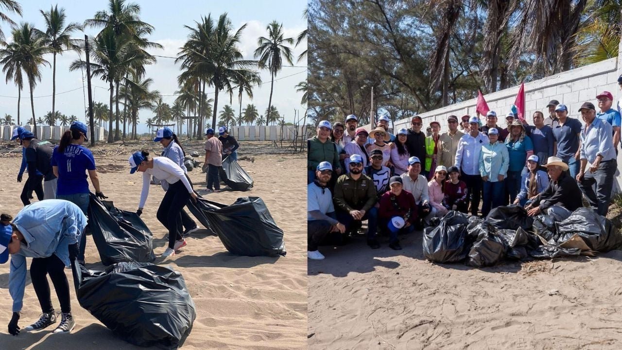Sinaloa se suma a Campaña de Limpieza y Conservación de Playas y Costas de México