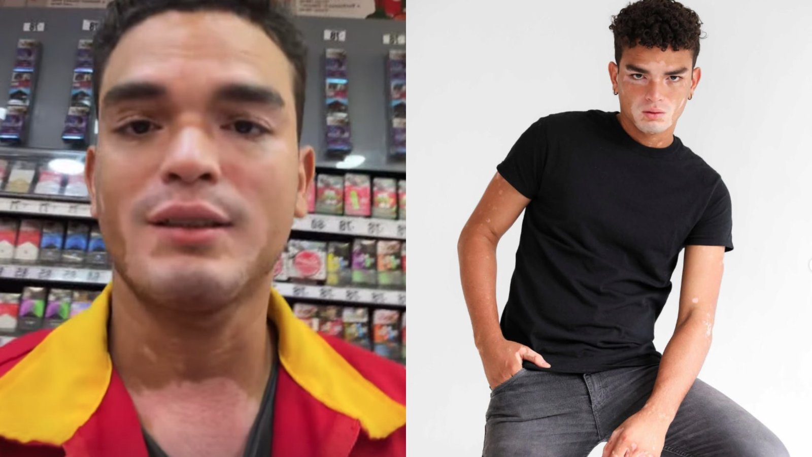 Actor Daniel Ruenes: pasó de artista y modelo a ser cajero en una tienda de conveniencia