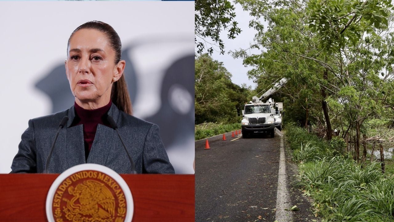 Sheinbaum da Informe Sobre El Saldo que Dejó El Huracán Erick por el Sur de México
