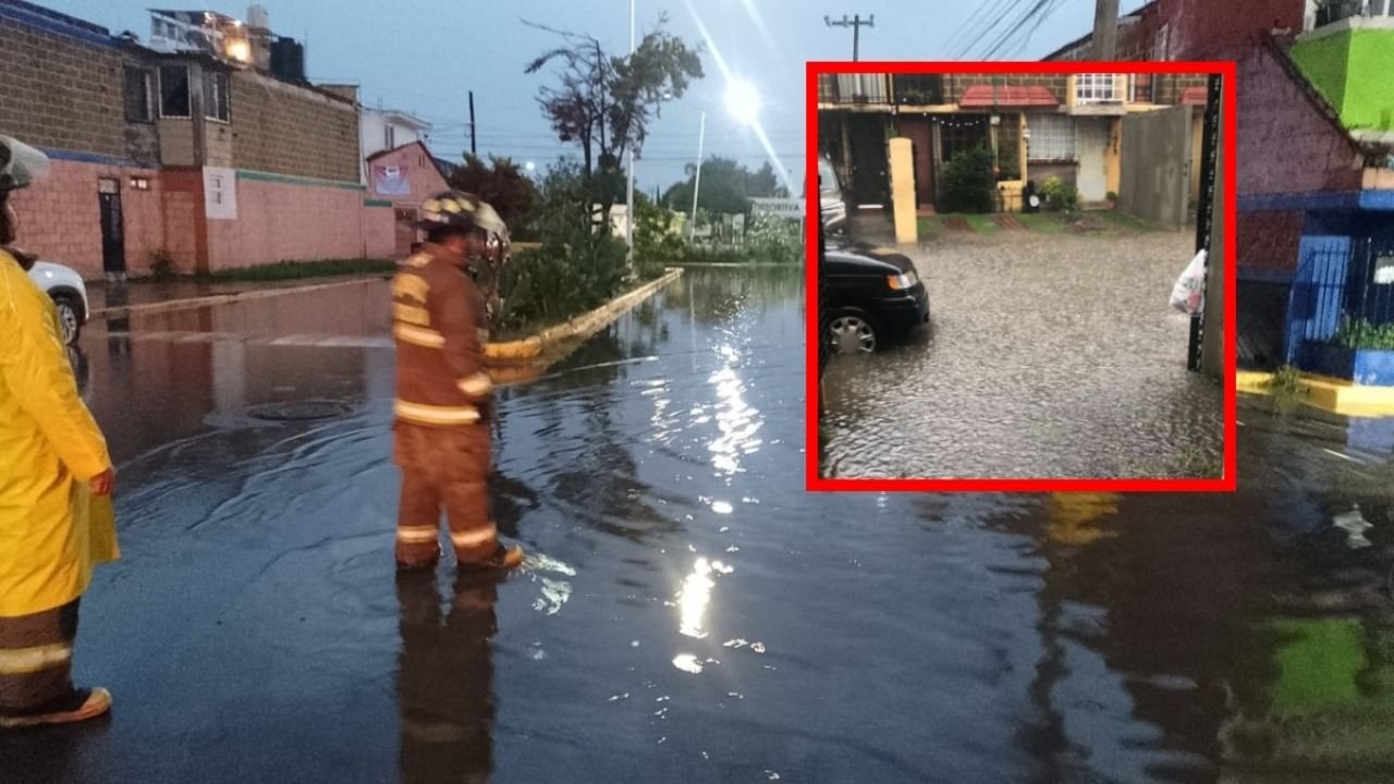 FUERTES LLUVIAS INUNDAN CASAS EN RANCHO SAN BLAS, CUAUTITLÁN | VIDEO