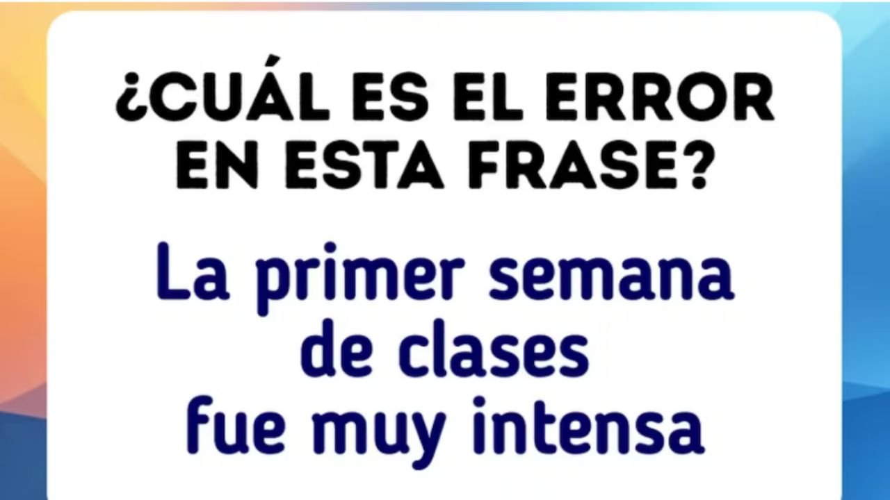 Reto Visual: Pon a PrueBa Tu Mente y Hala El Error en la Frase