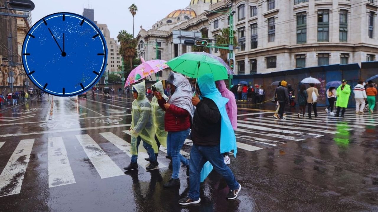 Activan alerta Roja y Naranja por Tormento: ¿A Qué Horra lloverá en la cdmx y edomex Hoy lunes 1 de septiembre?