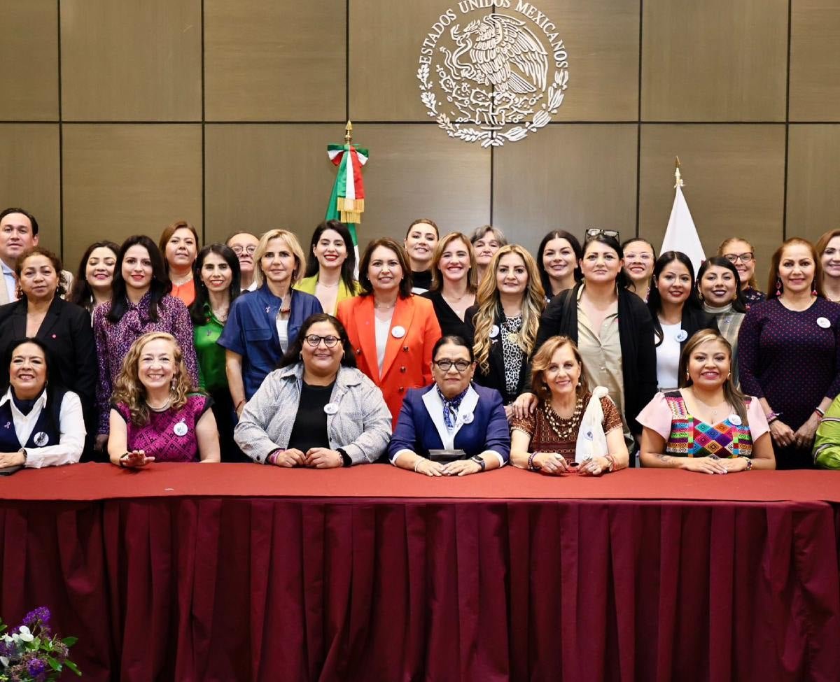 Rosa Icela Rodríguez Encabeza Sesión Ordinaria Para erradicar Violencia contra Las Mujeres