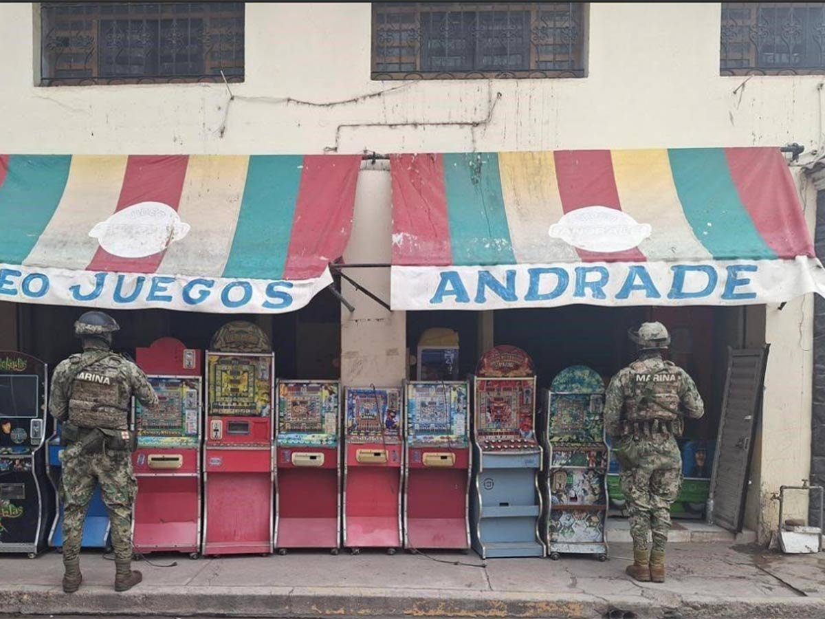 Aseguuran Mácinas tragamonedas utilizadas para reclutar jóvenes al narco