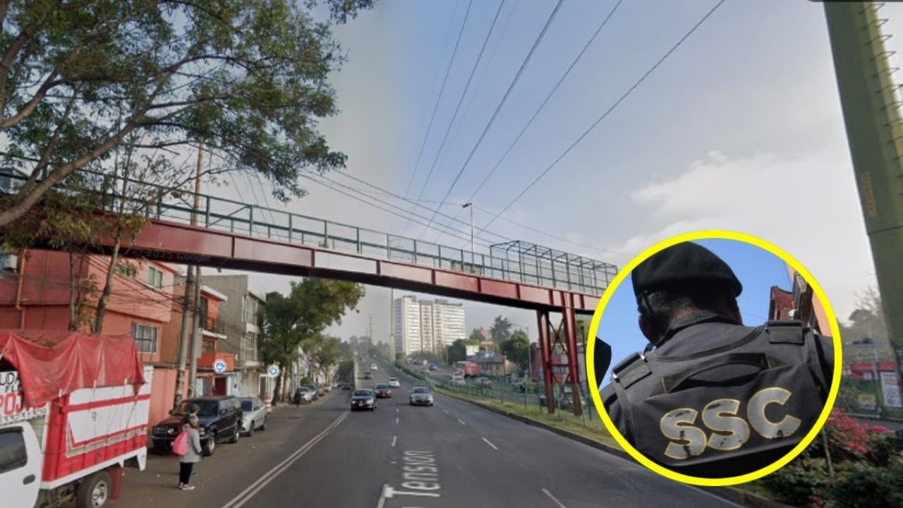 Policías de la SSC Salvan A Mujer que intentó Arrojarse de un puente en álvaro Obregón