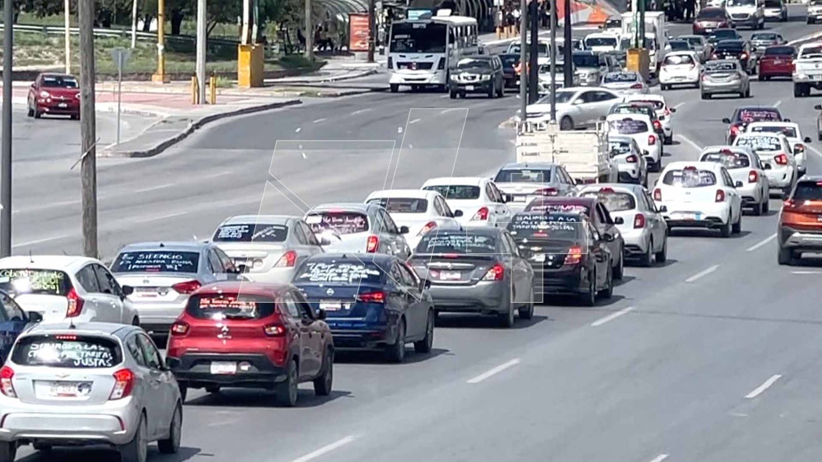 Conductores de Aplicacia Bloqueo Libramiento Reynosa