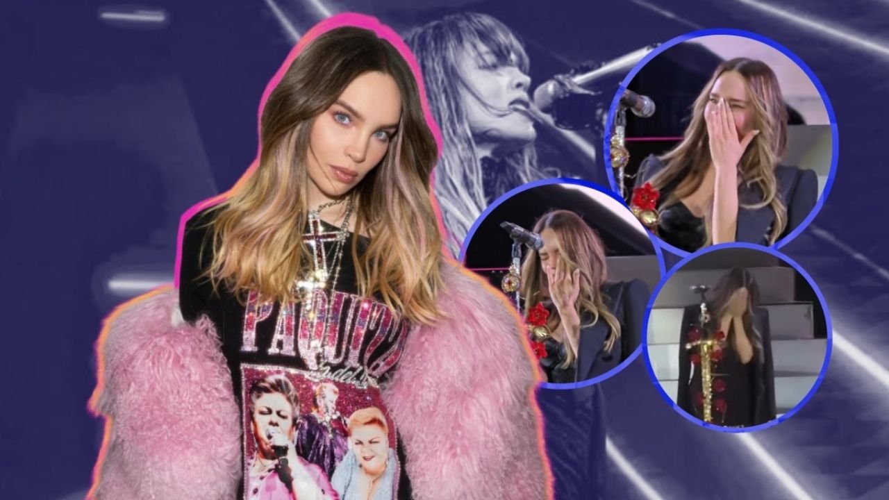 Belinda rompe en llanto en pleno escenario al cantar Luz sin gravedad; así fue el duro momento | VIDEO
