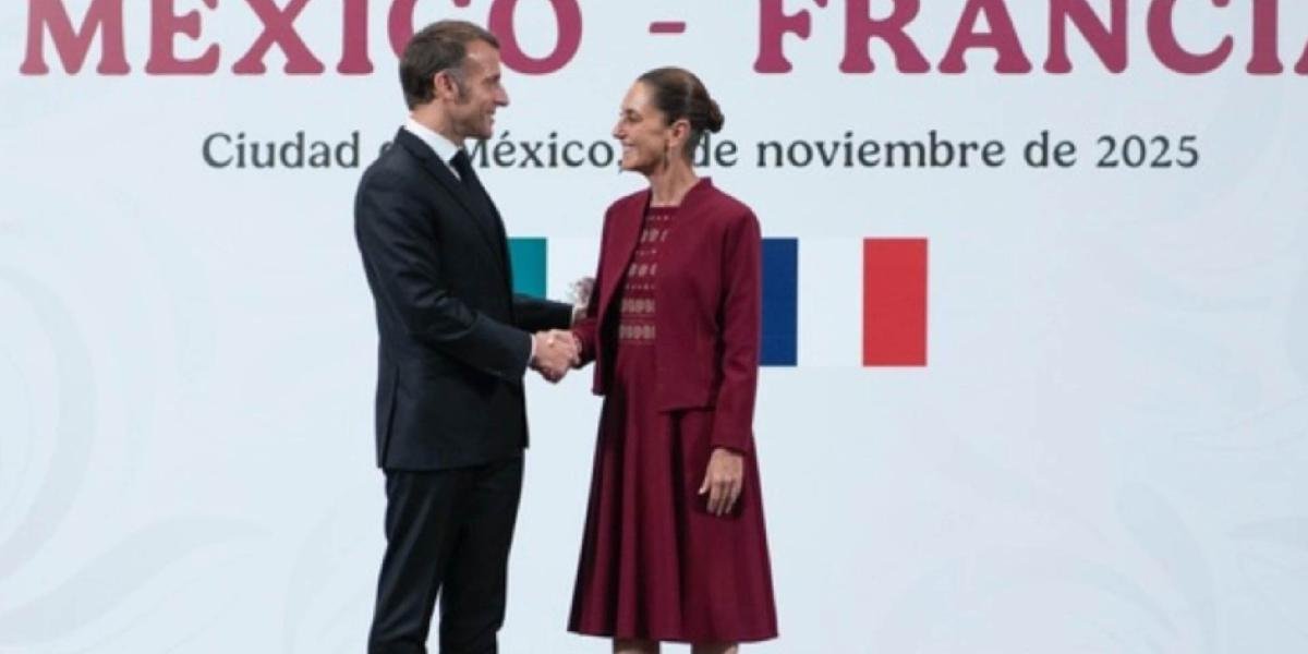 Macron invita a Sheinbaum a visitar Francia en 2026