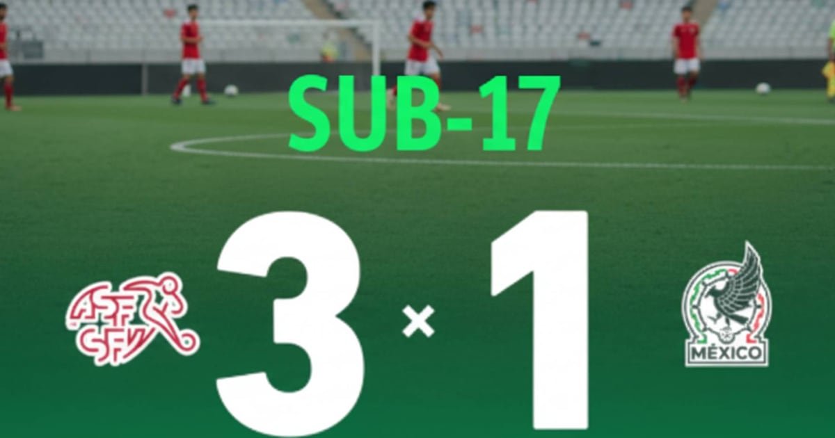 México Sub 17 cae 3-1 ante Suiza: ¿Qué sigue para la Selección?