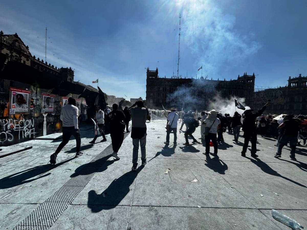 Condena Brugada hechos violentos en el Zócalo tras marcha de Generación Z