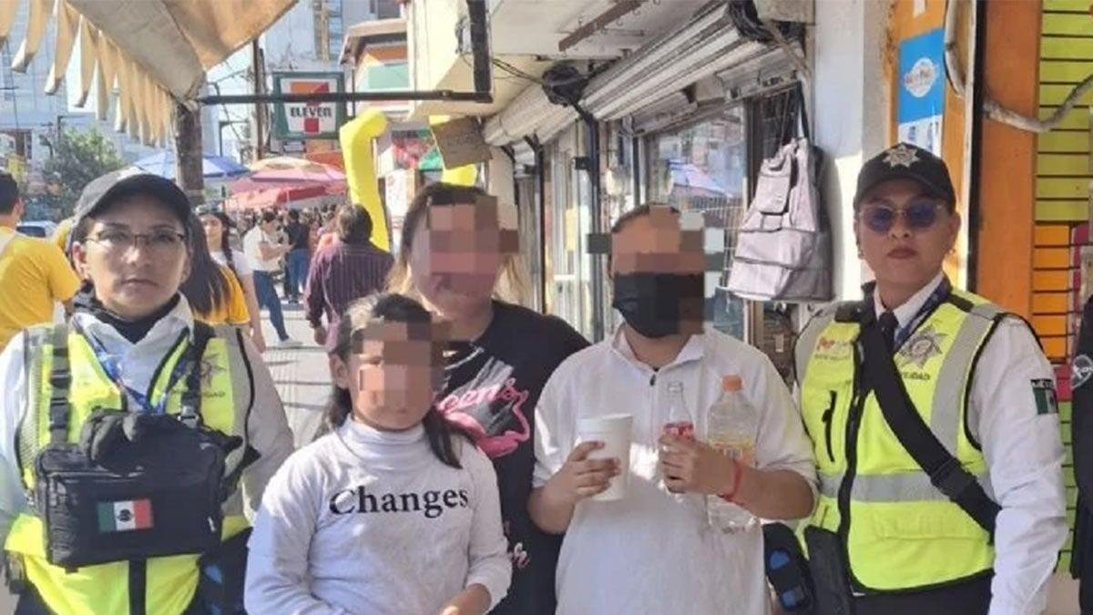 Niñas se pierden al salir con su mamá por las compras de Navidad