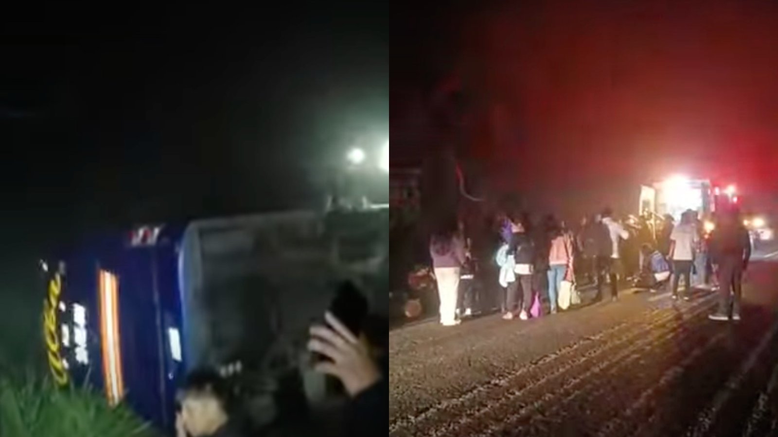 Vuelca Autobús de Pasajeros en Carretera del Norte de Veracruz; Viajaba de Monterrey a Hidalgo