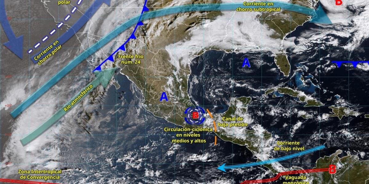 Clima en México este domingo 28 de diciembre: efectos del frente frío 24 y lluvias en varias regiones