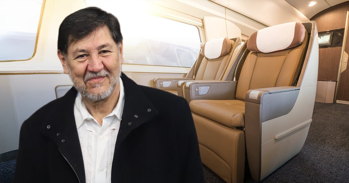 VIDEO: Capitán a Fernández Noroña en vuelo de primera clase de Roma a CDMX: ‘El asiento se hace cama’