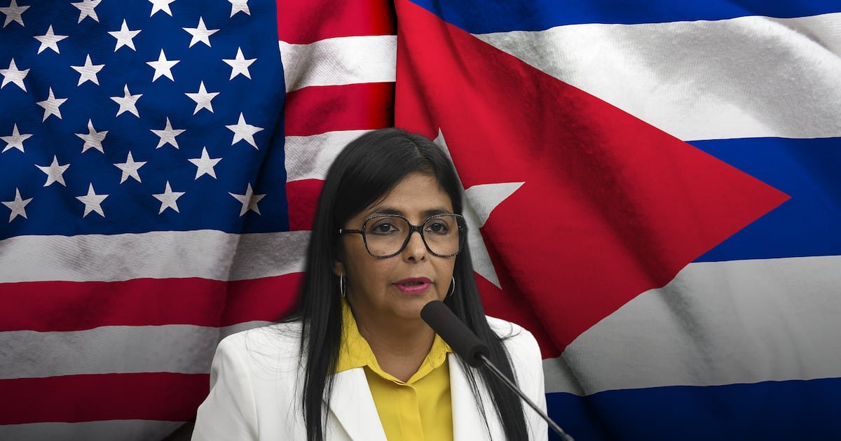 Se le acaba el petróleo a Cuba: Delcy Rodríguez se compromete con EU a no mandar más barriles
