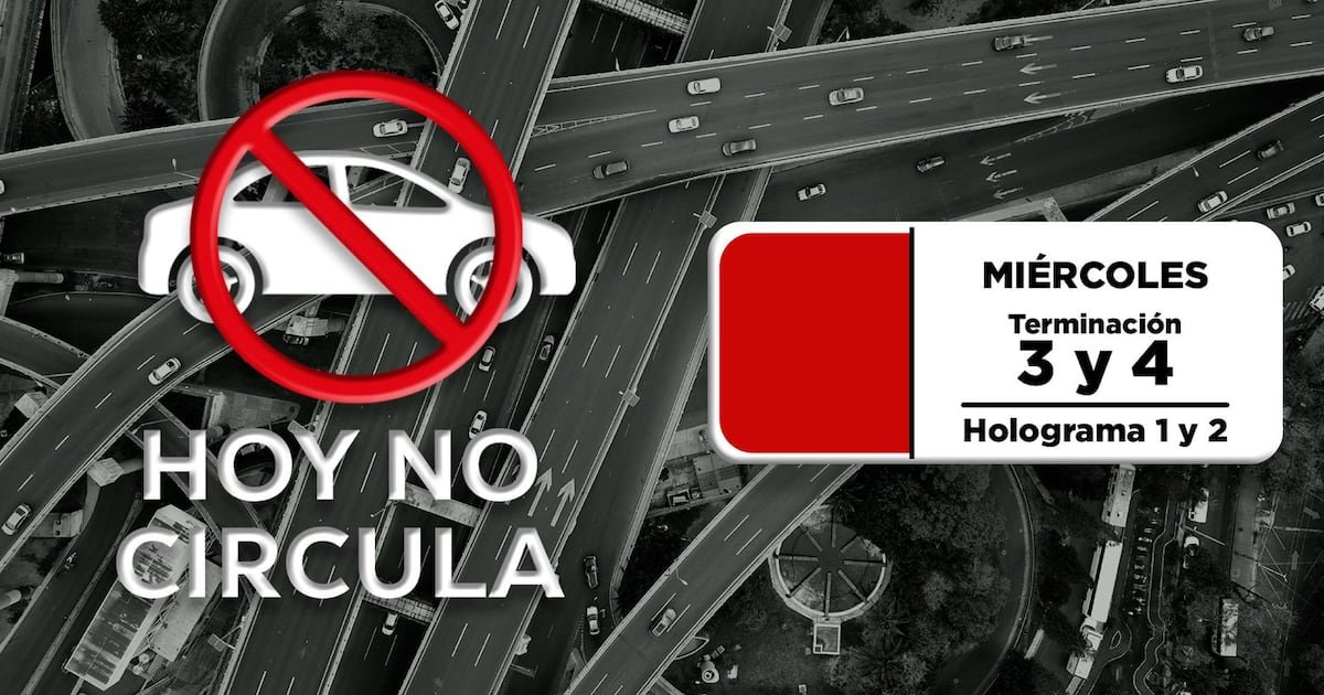 ¿Cómo opera el Hoy No Circula del 4 de marzo en CDMX y Edomex?