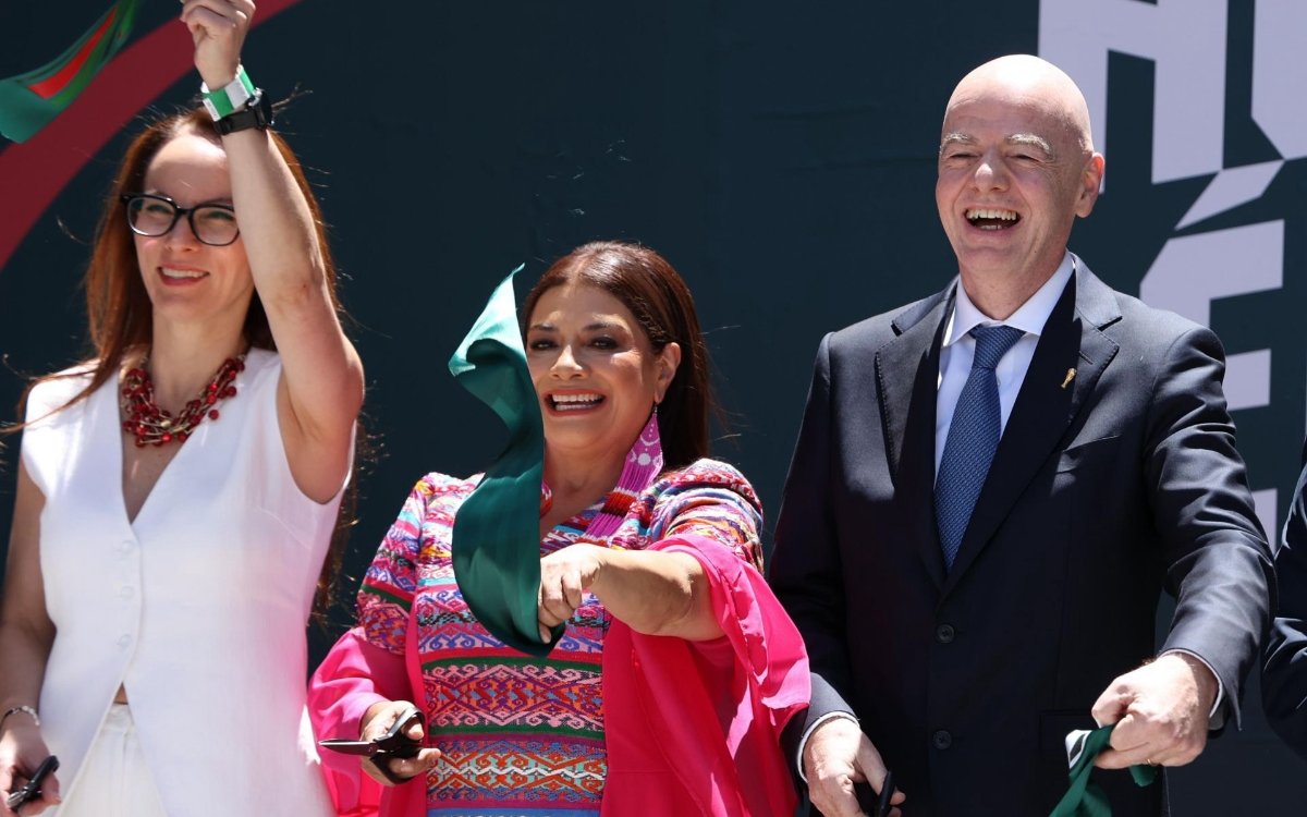 Infantino: ‘Estar en México es algo especial, aquí se inventó el fútbol’